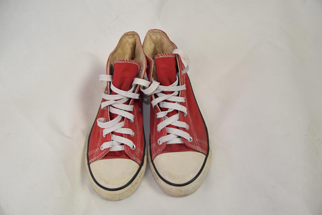 Converse - Sneakers All Star alte Donna rosse n.39 tessuto ايمان Converse - Sneakers All Star alte Donna rosse n.39 tessuto ايمان
