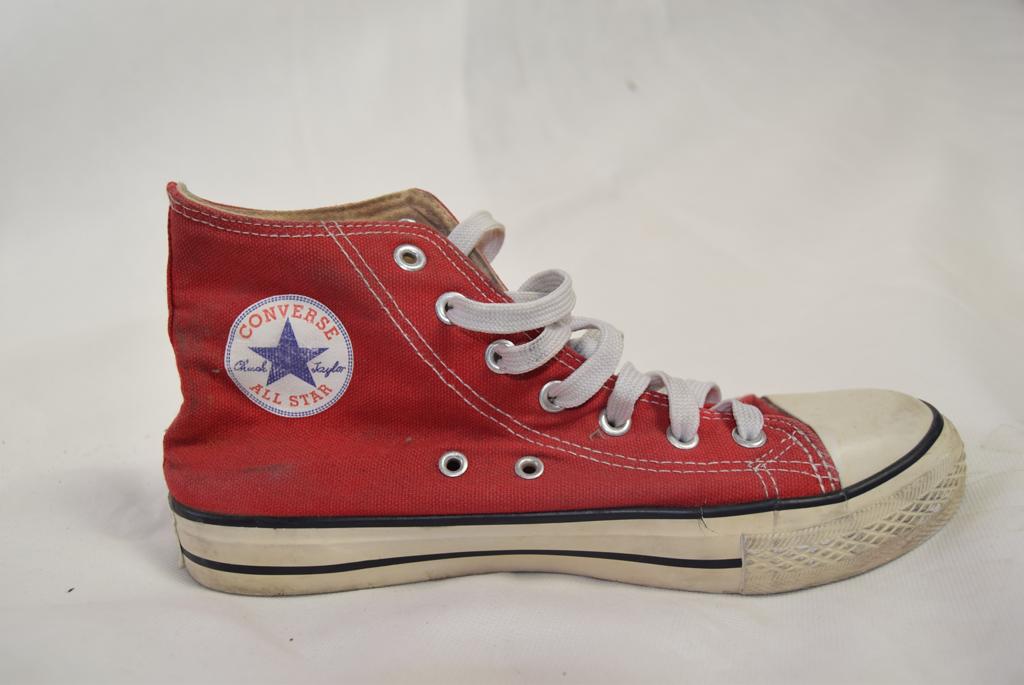 Converse - Sneakers All Star alte Donna rosse n.39 tessuto جلف ميد Converse - Sneakers All Star alte Donna rosse n.39 tessuto جلف ميد